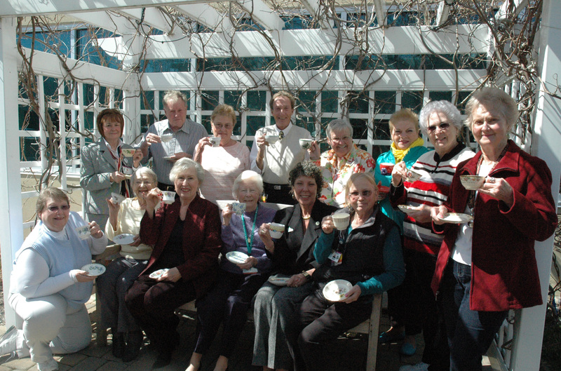 Beebe Auxiliary members involved in the annual Spring Tea are (back row, l-r) Marina Baird, Maynard Vedral, Joan Nicholls, Michael Roussell, Muriel Pfeiffer, B.J. Young, Kay Burgee, Geri Pease; in front are Mary Jo DeVries, Mary DeVries, Pat Sandy, Ginger Snowden, Henrietta Belcher-Stack and Sandra Prettyman. SOURCE SUBMITTED
